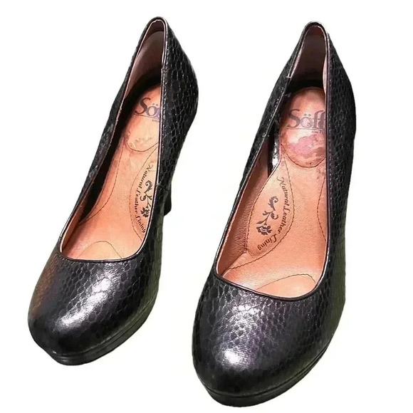 Sofft Womens Broadway Black Snake Print - Picture 6 of 7